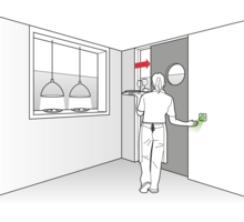 E-SPACE Clean Switch, contactloze schakelaar